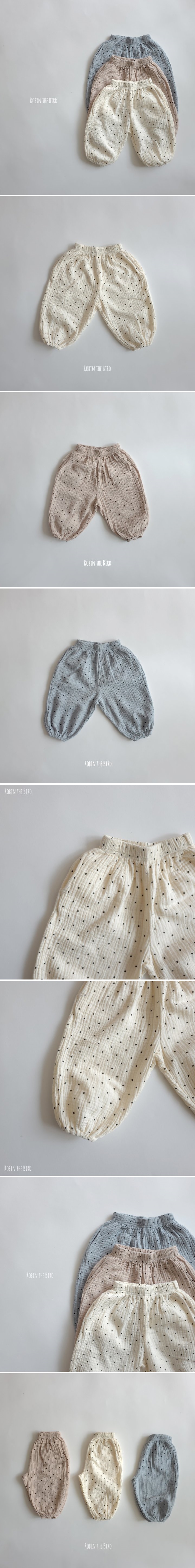 Saerobin - Korean Children Fashion - #kidzfashiontrend - Dot Yoru Balloon Pants