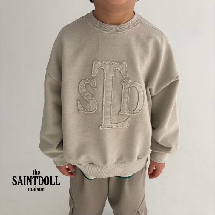 Saint Doll - Korean Children Fashion - #Kfashion4kids - Embroidery Pigment Sweatshirt (Kids) - 5