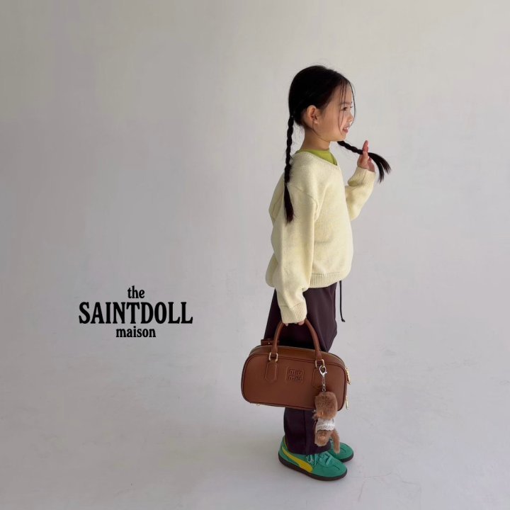 Saint Doll - Korean Children Fashion - #stylishchildhood - V-Neck Sweatshirt - 4