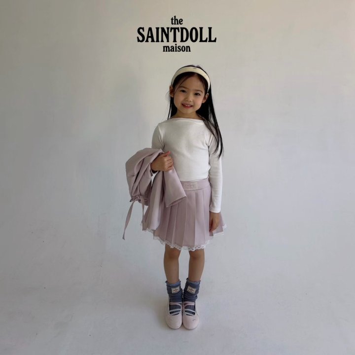 Saint Doll - Korean Children Fashion - #childofig - Flowing Boat Neck Tee - 3