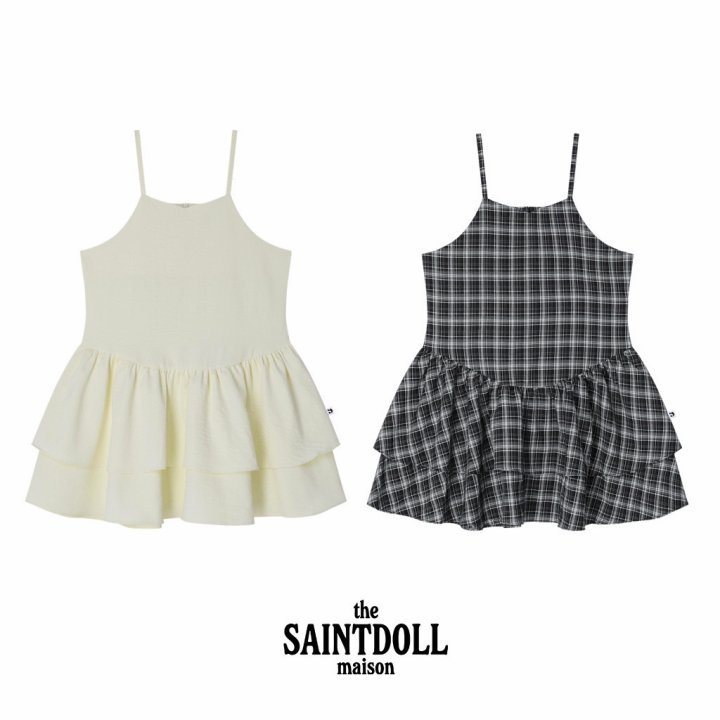 Saint Doll - Korean Children Fashion - #childofig - Praline Sleeveless One-piece