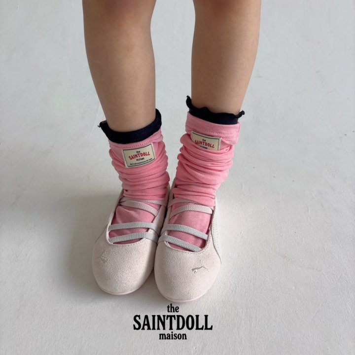 Saint Doll - Korean Children Fashion - #childofig - Contrast Knee Socks - 11