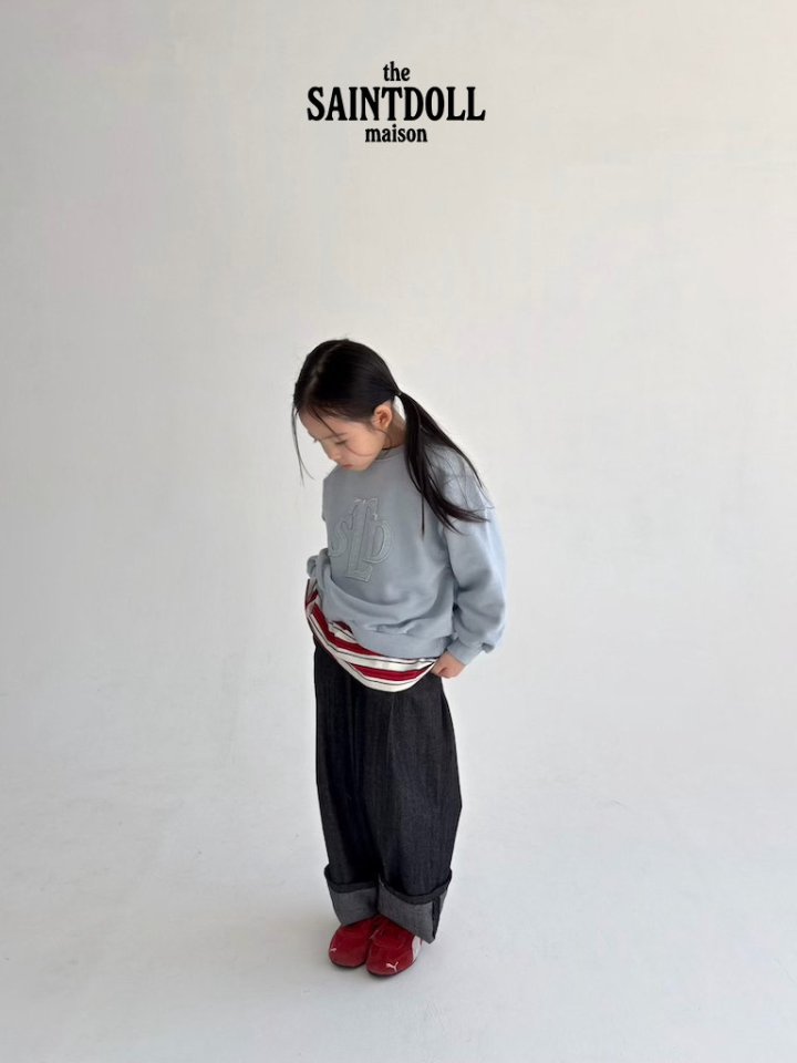 Saint Doll - Korean Children Fashion - #childofig - Embroidery Pigment Sweatshirt (Junior) - 12