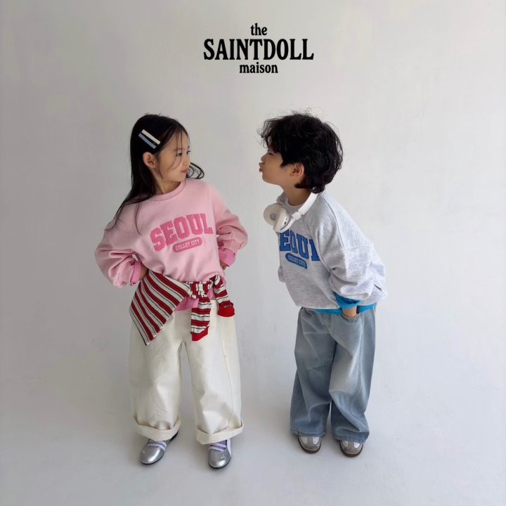 Saint Doll - Korean Children Fashion - #childofig - Seoul Sweatshirt - 5