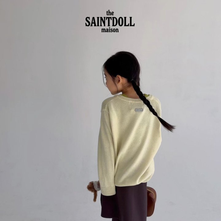 Saint Doll - Korean Children Fashion - #childrensboutique - V-Neck Sweatshirt - 5