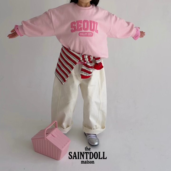 Saint Doll - Korean Children Fashion - #designkidswear - Cotton Wide Pants - 6