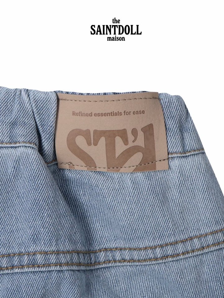 Saint Doll - Korean Children Fashion - #designkidswear - Cloud Denim Pants - 6
