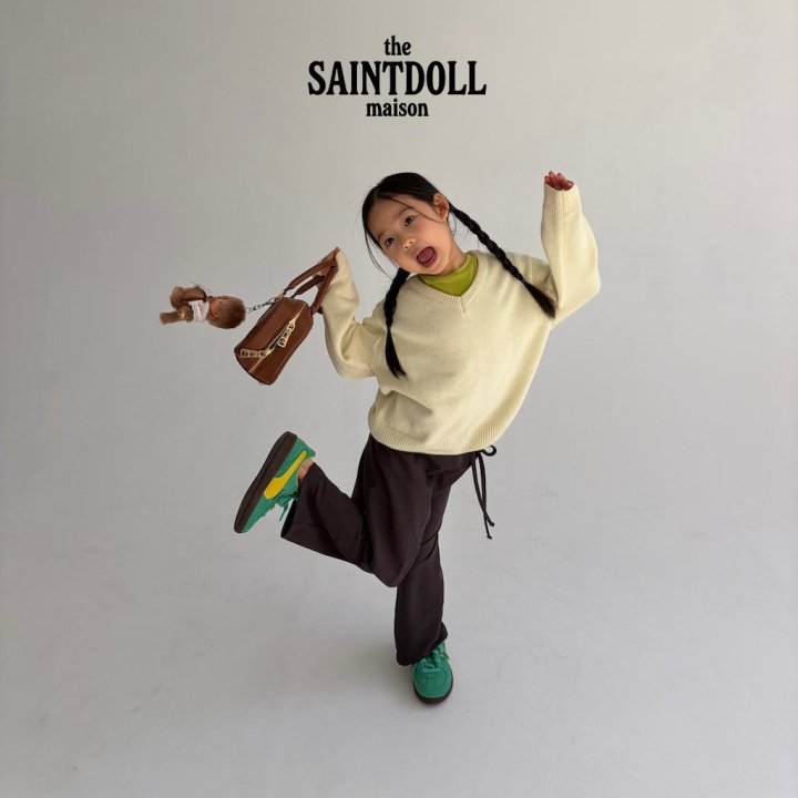 Saint Doll - Korean Children Fashion - #discoveringself - V-Neck Sweatshirt - 7