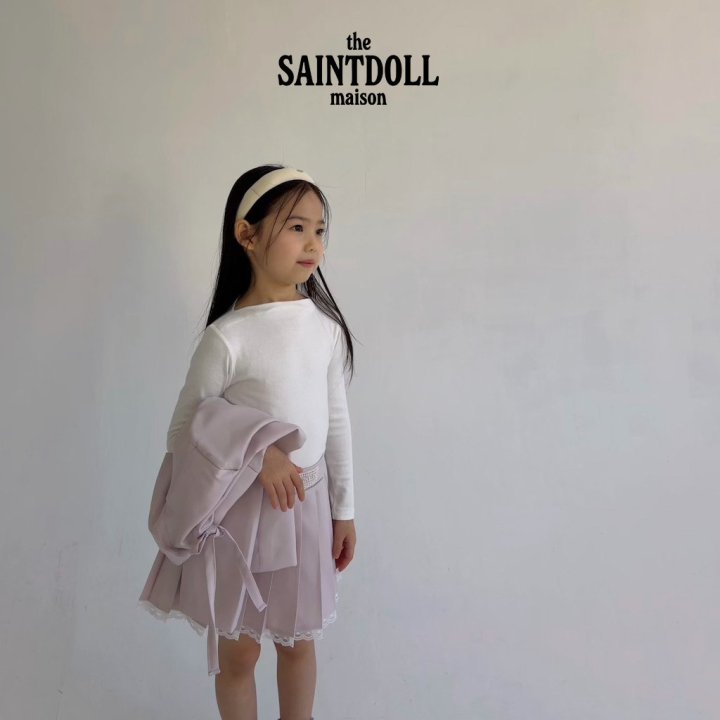 Saint Doll - Korean Children Fashion - #discoveringself - Flowing Boat Neck Tee - 6