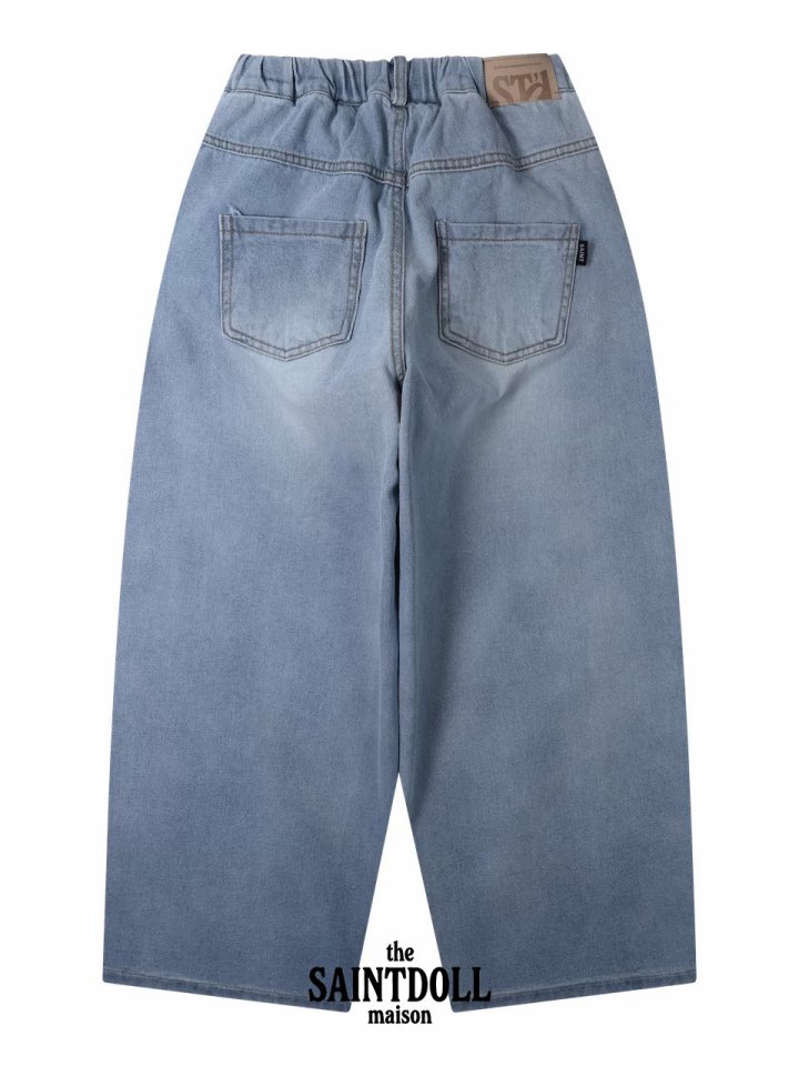 Saint Doll - Korean Children Fashion - #discoveringself - Cloud Denim Pants - 7