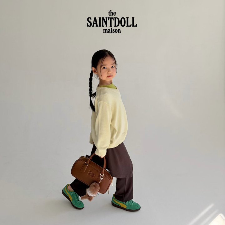 Saint Doll - Korean Children Fashion - #fashionkids - V-Neck Sweatshirt - 8