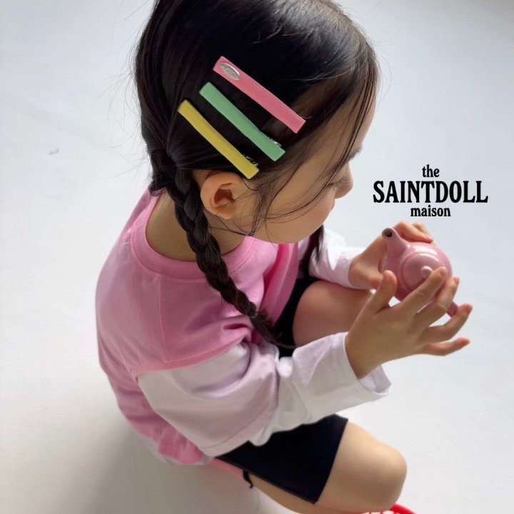 Saint Doll - Korean Children Fashion - #kidsshorts - Color Hair Clip - 12