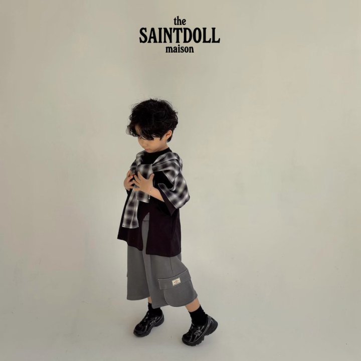 Saint Doll - Korean Children Fashion - #kidsstore - Diagonal Panel Tee - 9