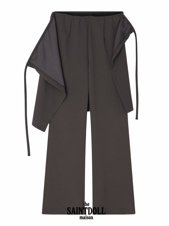 Saint Doll - Korean Children Fashion - #kidsshorts - Wrap Bootcut Pants - 4