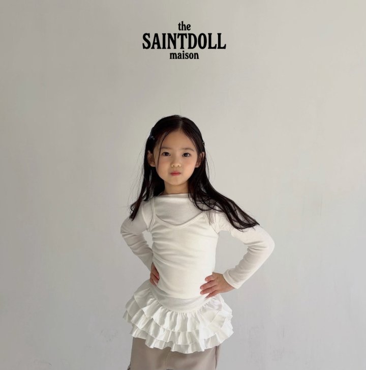 Saint Doll - Korean Children Fashion - #kidsstore - Cancan Inner Sleeveless Top - 5