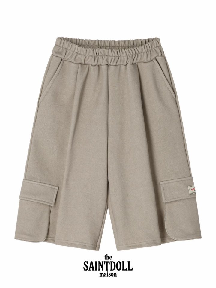 Saint Doll - Korean Children Fashion - #kidsstore - Chunky Pocket Bermuda Pants - 3