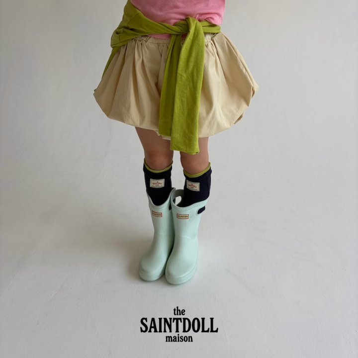 Saint Doll - Korean Children Fashion - #kidzfashiontrend - Contrast Knee Socks - 5