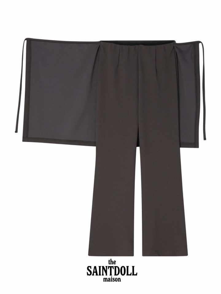 Saint Doll - Korean Children Fashion - #kidzfashiontrend - Wrap Bootcut Pants - 5