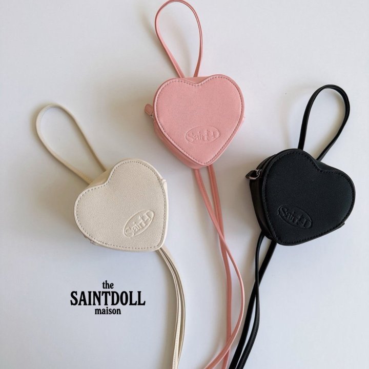 Saint Doll - Korean Children Fashion - #littlefashionista - Heart Bag - 5