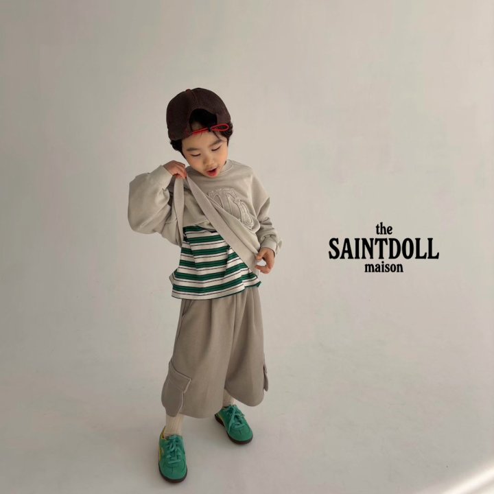 Saint Doll - Korean Children Fashion - #minifashionista - Embroidery Pigment Sweatshirt (Junior) - 7