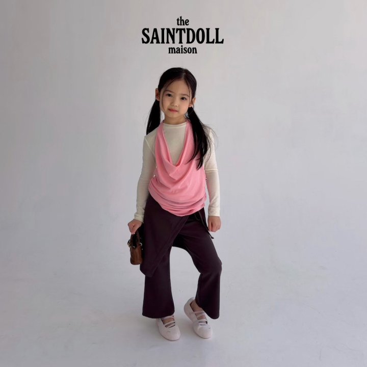 Saint Doll - Korean Children Fashion - #prettylittlegirls - Wrap Bootcut Pants - 10