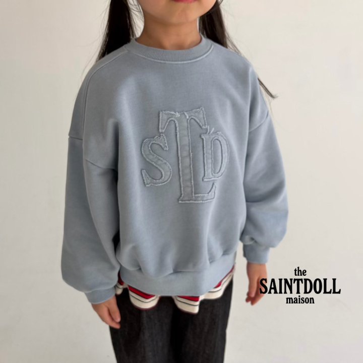 Saint Doll - Korean Children Fashion - #stylishchildhood - Embroidery Pigment Sweatshirt (Junior) - 11