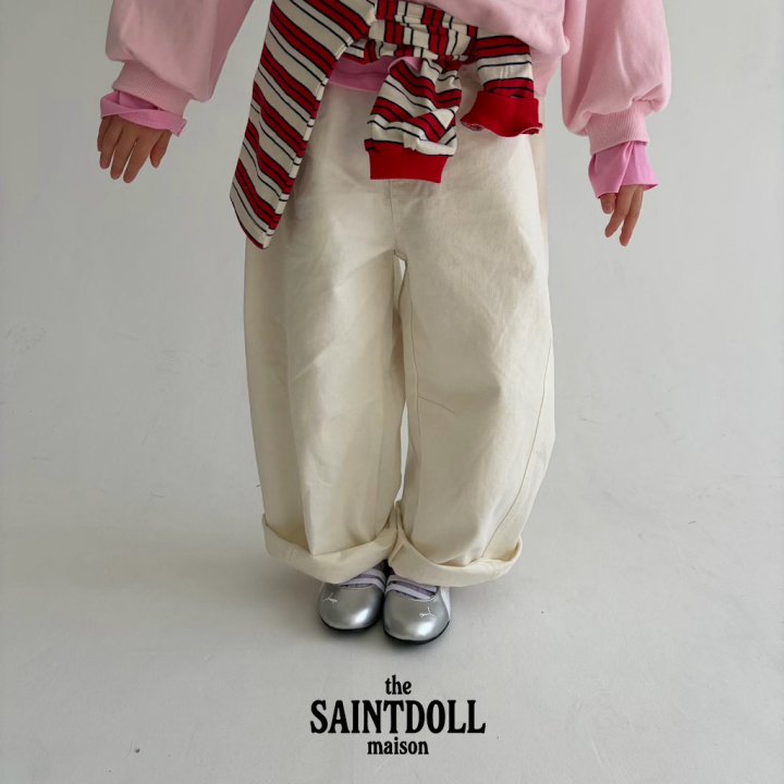 Saint Doll - Korean Children Fashion - #stylishchildhood - Cotton Wide Pants - 3