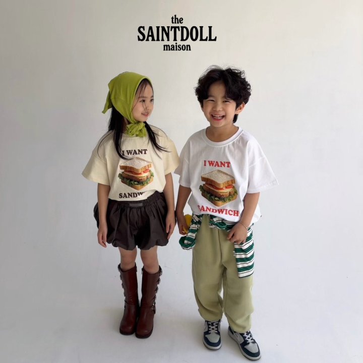 Saint Doll - Korean Children Fashion - #todddlerfashion - Sandwich Tee - 12
