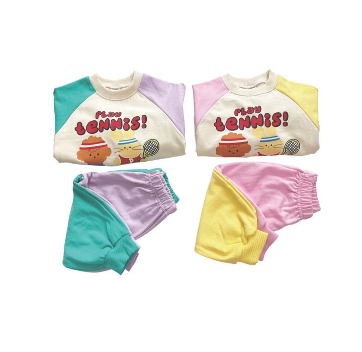 Sera - Korean Baby Fashion - #babyboutique - Bebe Ice Cream Top Bottom Set - 11