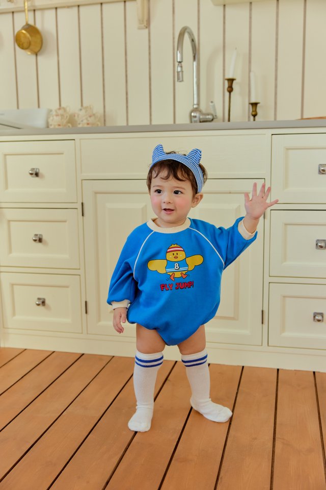 Sera - Korean Baby Fashion - #babyboutiqueclothing - Bebe Fly Chick Suit (Hairband Set) - 5