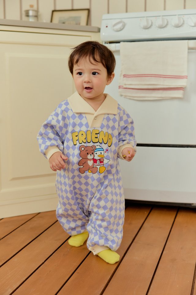 Sera - Korean Baby Fashion - #babyboutiqueclothing - Bebe Friend Collar Suit - 10