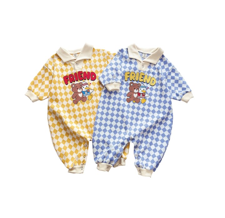 Sera - Korean Baby Fashion - #babyclothing - Bebe Friend Collar Suit - 11
