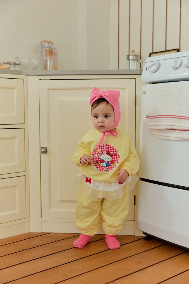 Sera - Korean Baby Fashion - #babyoninstagram - Bebe Sweet Top Bottom Set - 6