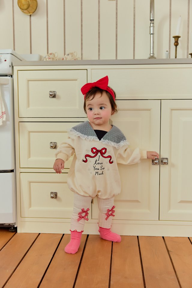 Sera - Korean Baby Fashion - #babyoutfit - Bebe Ribbon Sailor Suit