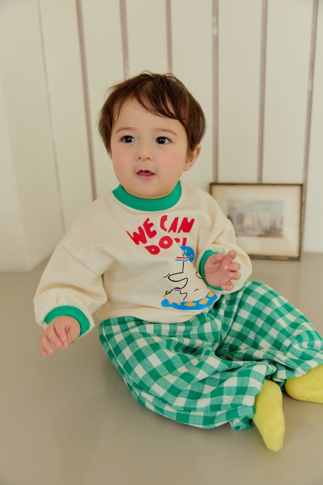 Sera - Korean Baby Fashion - #babyoutfit - Bebe Do-It Check Pants Set - 10
