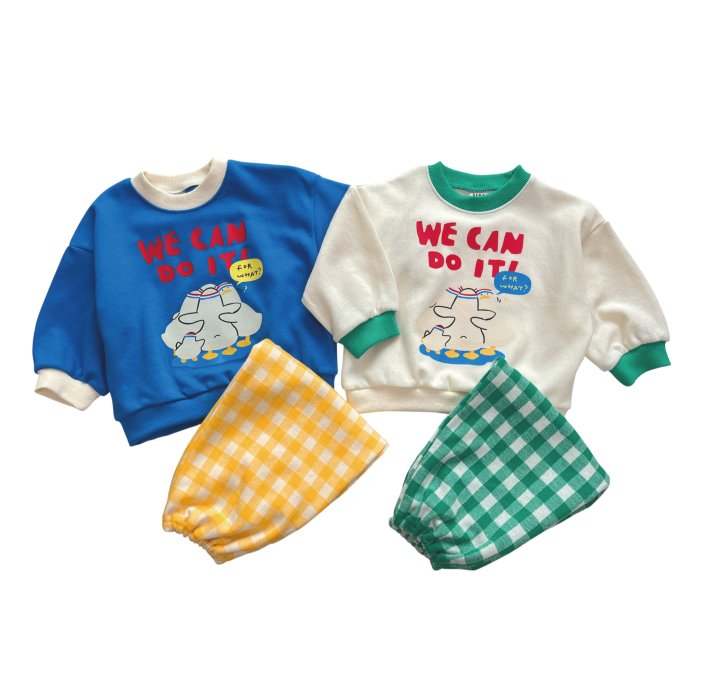 Sera - Korean Baby Fashion - #babyoutfit - Bebe Do-It Check Pants Set - 11
