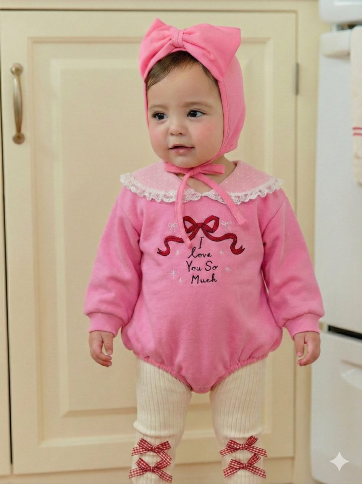 Sera - Korean Baby Fashion - #onlinebabyboutique - Bebe Ribbon Hat - 5