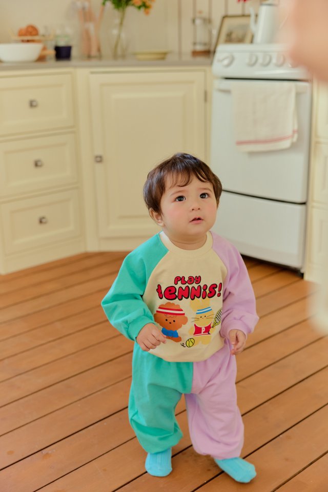 Sera - Korean Baby Fashion - #onlinebabyboutique - Bebe Ice Cream Top Bottom Set - 8