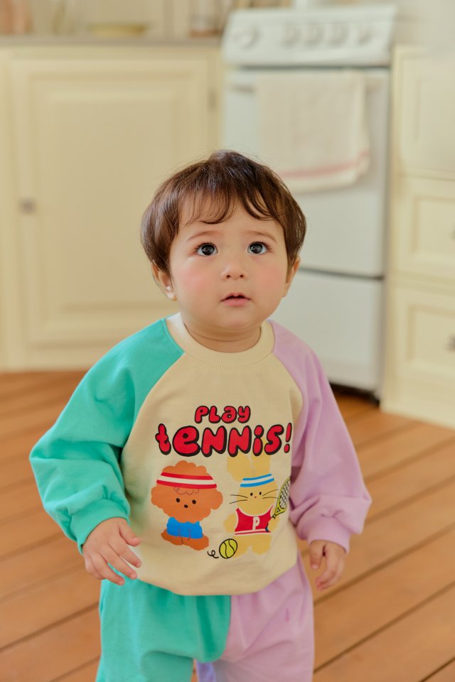 Sera - Korean Baby Fashion - #onlinebabyshop - Bebe Ice Cream Top Bottom Set - 9