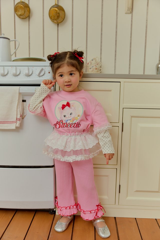 Sera - Korean Children Fashion - #Kfashion4kids - Short Sleeve Layered Tee - 10