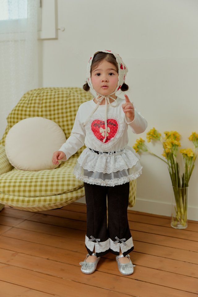Sera - Korean Children Fashion - #Kfashion4kids - Lace Hem Pants - 9