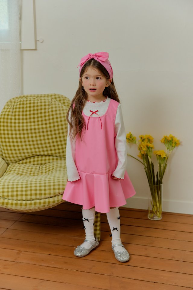 Sera - Korean Children Fashion - #Kfashion4kids - Magenta One-piece - 7