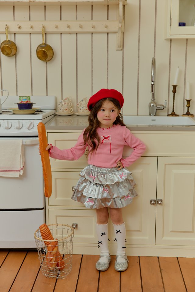 Sera - Korean Children Fashion - #childofig - Ribbon Cancan Skirt - 8
