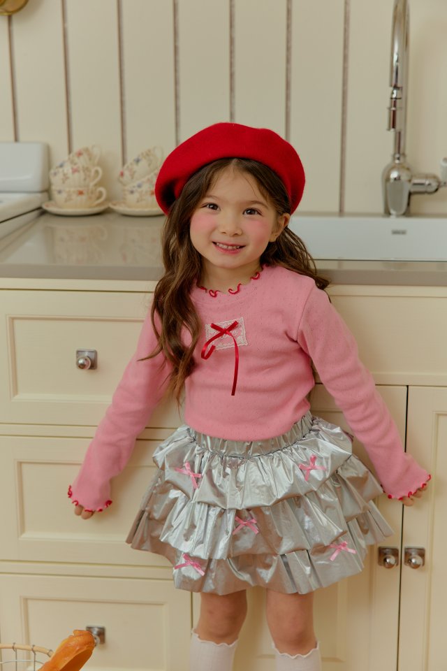 Sera - Korean Children Fashion - #childofig - Ribbon Cancan Skirt - 9
