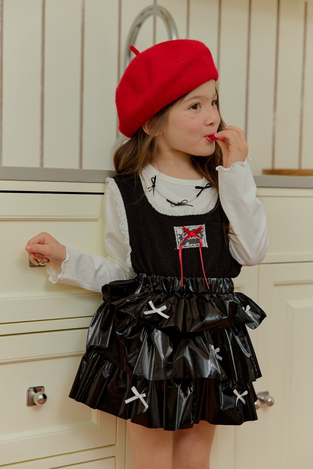 Sera - Korean Children Fashion - #childofig - Lace Layered Tee - 7