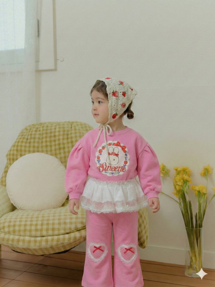 Sera - Korean Children Fashion - #childofig - Strawberry Sweet Sweatshirt - 3