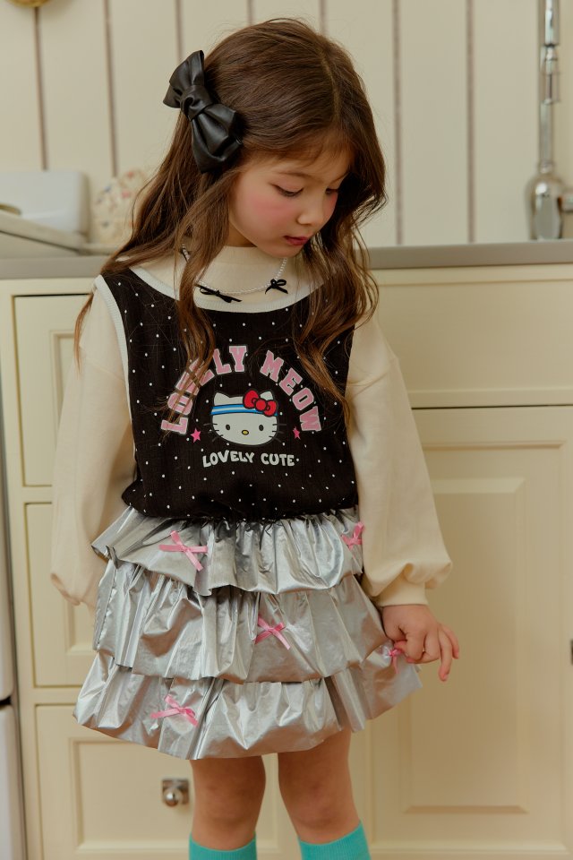 Sera - Korean Children Fashion - #childrensboutique - Ribbon Cancan Skirt - 10