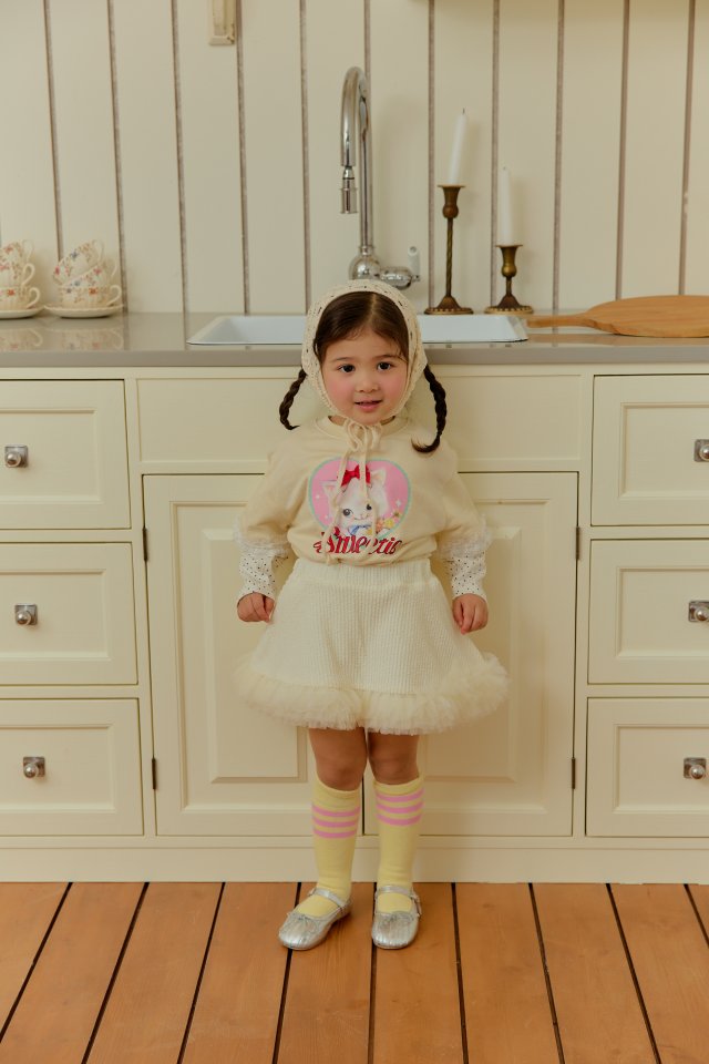 Sera - Korean Children Fashion - #childrensboutique - Pom Pom Lace Skirt - 8