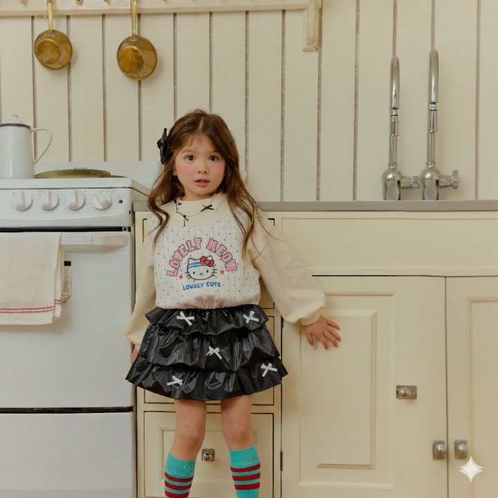 Sera - Korean Children Fashion - #childrensboutique - Miyu Layered Sweatshirt - 3