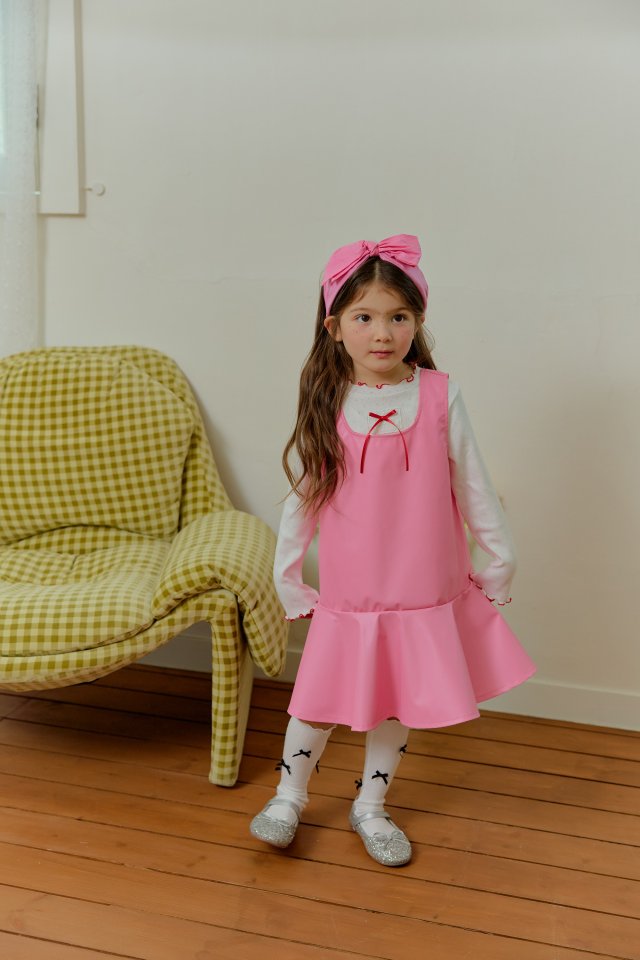 Sera - Korean Children Fashion - #designkidswear - Magenta One-piece